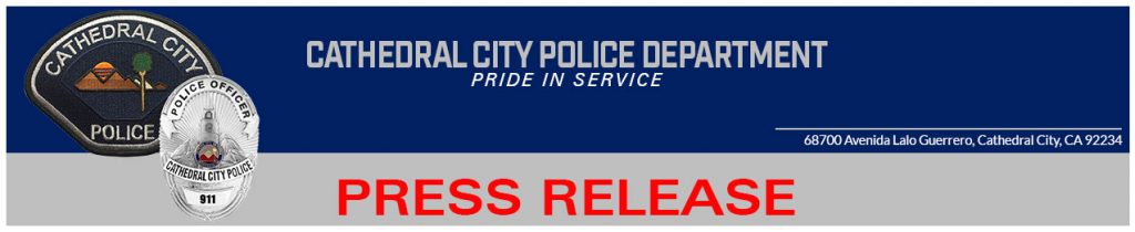 CCPD/ABC Minor Decoy Operation - Cathedral City Police Department